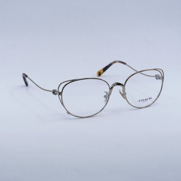 🕶️ New Coach HC5095 9005 Eyeglasses - Gold Frame 54mm - Picture 3 of 12